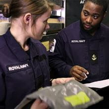 Royal Navy personnel in Logistics