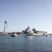 Carrier Strike Group arriving in Portsmouth
