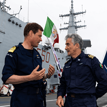 Personnel talking