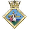 RN-BAS-Badge-HMS Excellent HMS Excellent