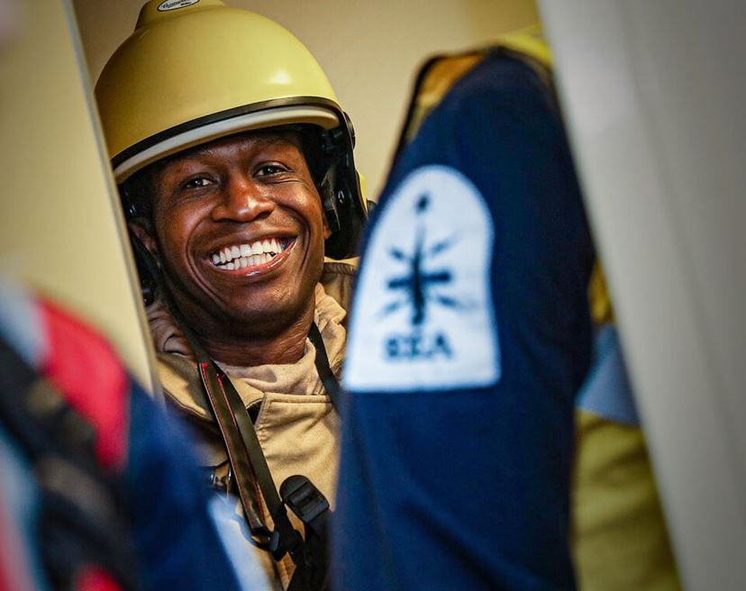 man smiling