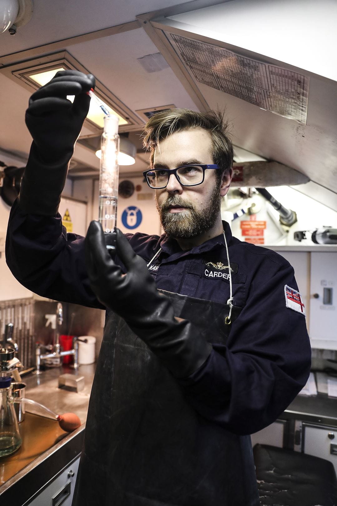 man looking intense
