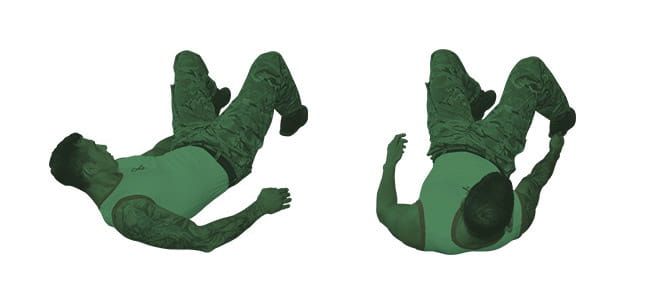 Steps for performing a heel taps