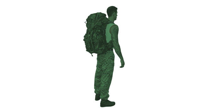 Steps for performing a load carry