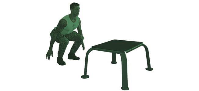 get fit to join royal marines box jumps step one