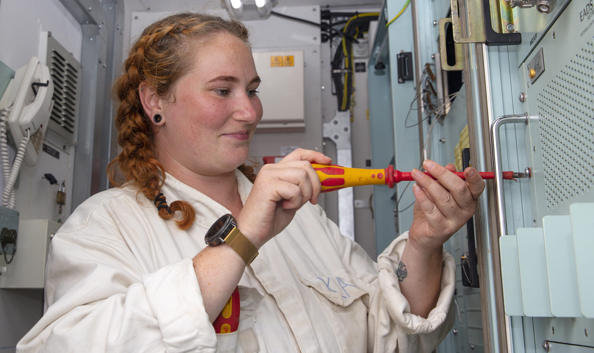 System Engineer at work on RFA Argus