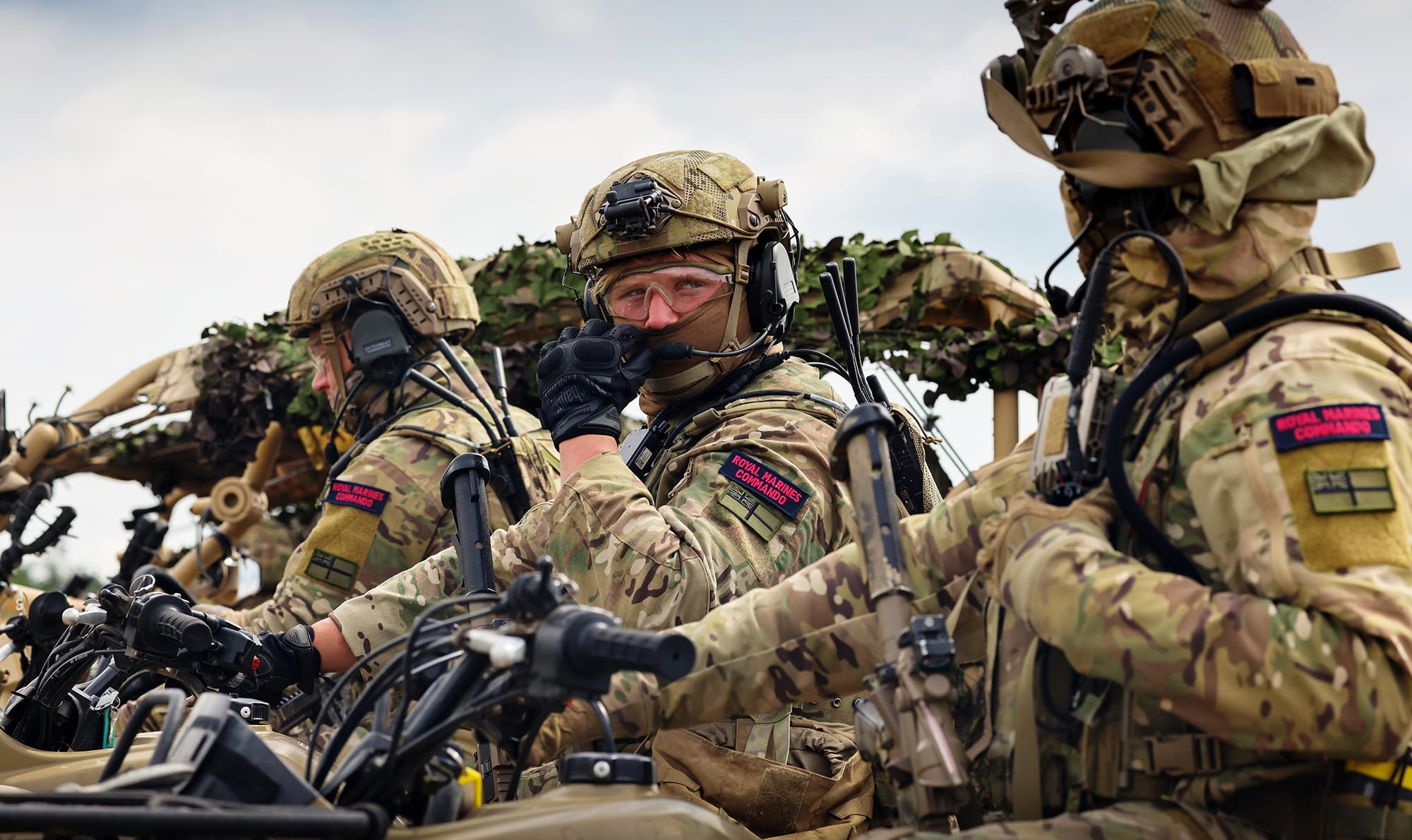 Autonomous advance force. Royal Marines and Royal Navy are constructing the very latest experimental exercises, utilising autonomous drone platforms. 
