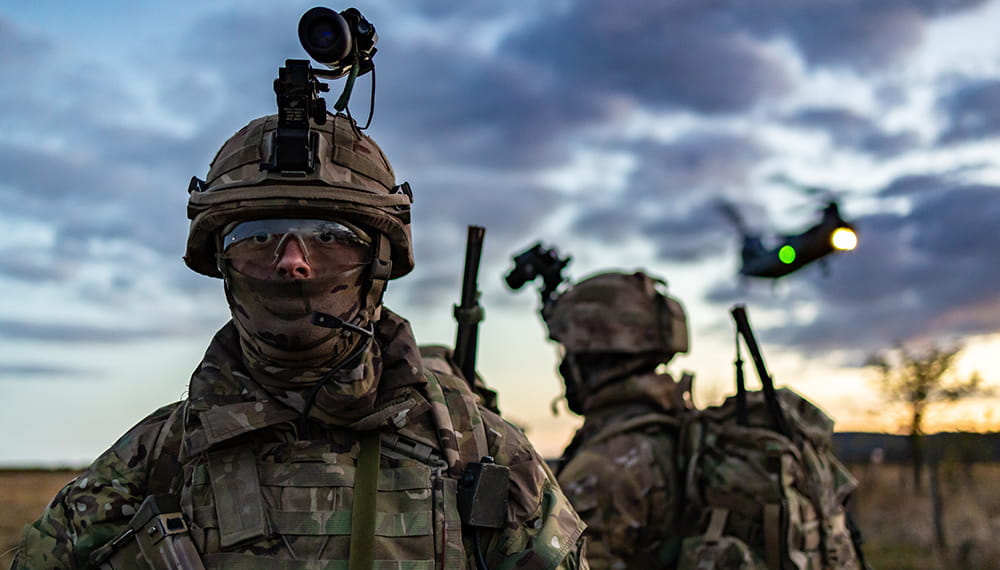 Pictured are 40 Commando Royal Marines conducting strikes during Ex Green Dragon. Ex Green Dragon, which will test Combat Service Support (CSS) capabilities and concepts within the new Commando Force.