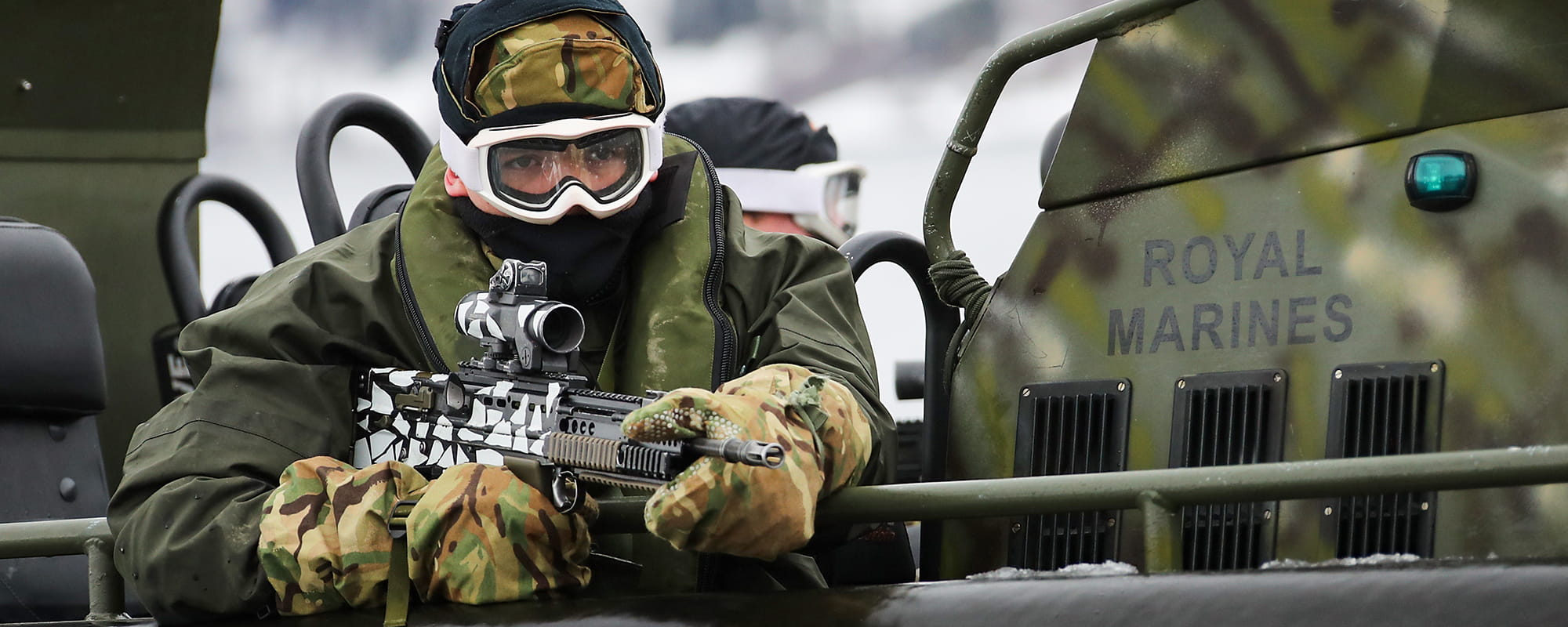 45 Commando continue training in northern Norway with 47 Commando. Royal Marines from 45 Commando have deployed to Norway for Winter Deployment. 