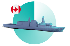 Canadian Frigate Render
