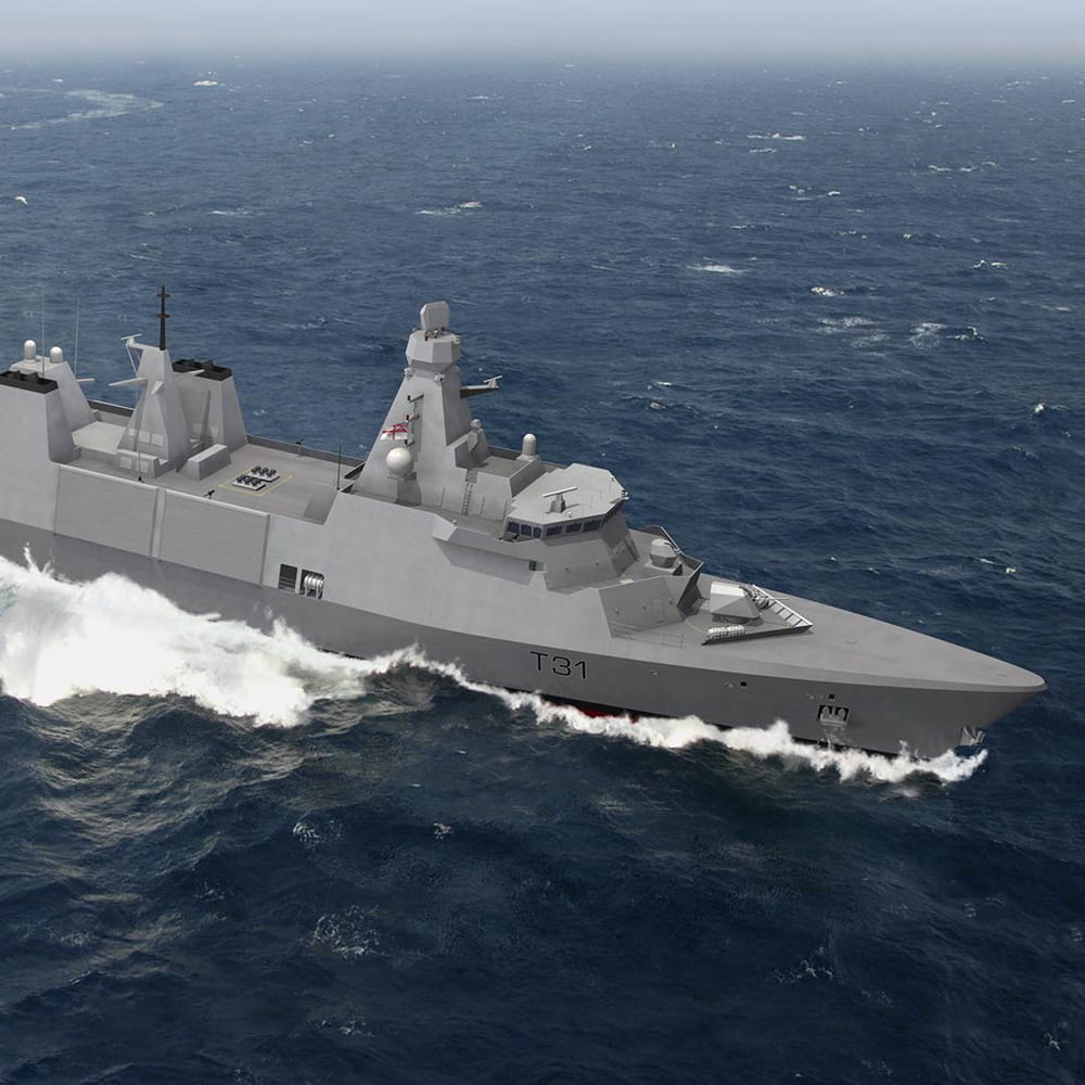 Artist's impression of an Inspiration Class ship