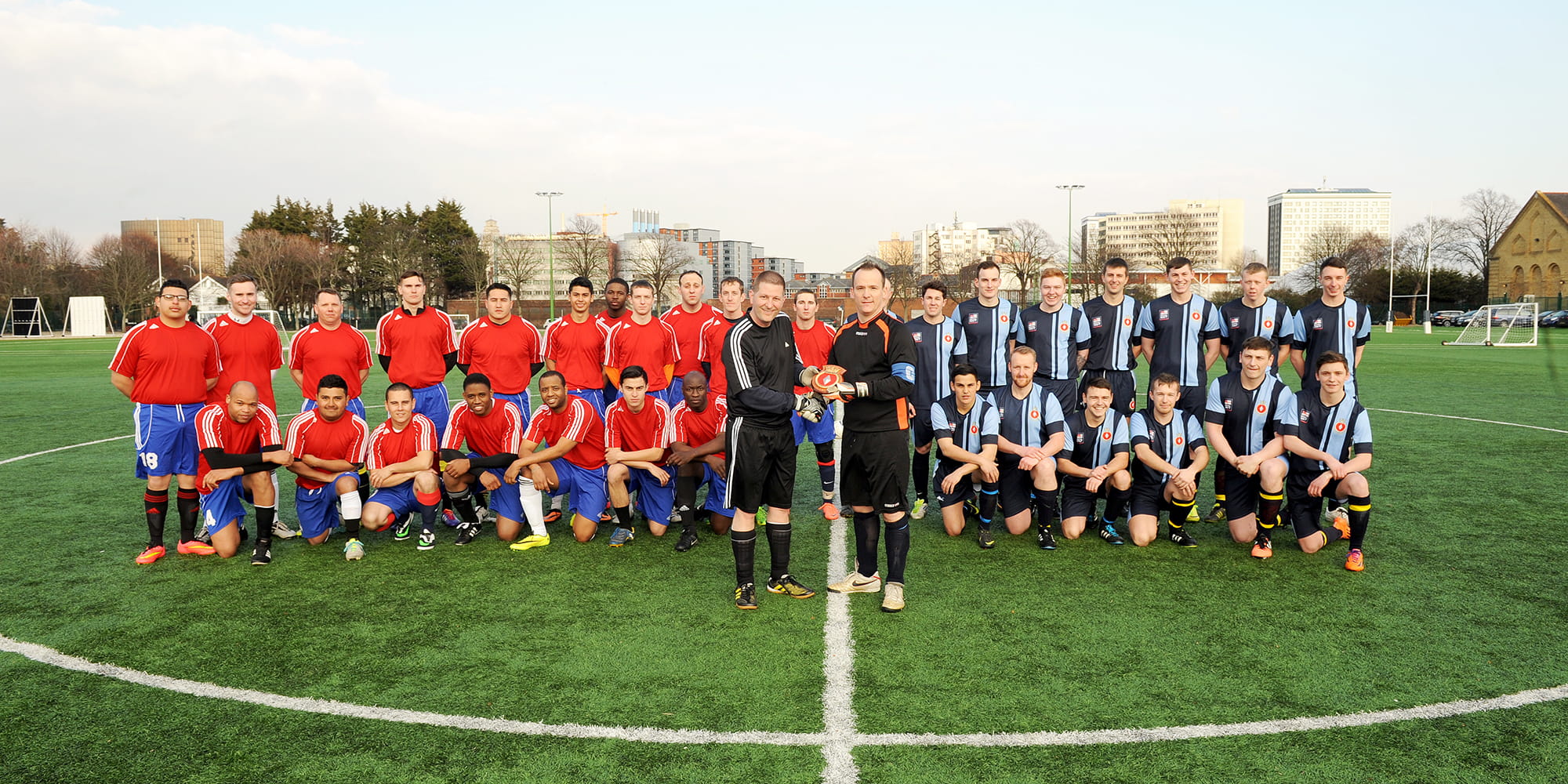 HMS Diamond V US Navy Football Match
