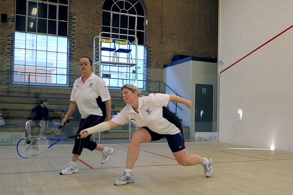 Royal Navy squash championships at HMS Temeraire