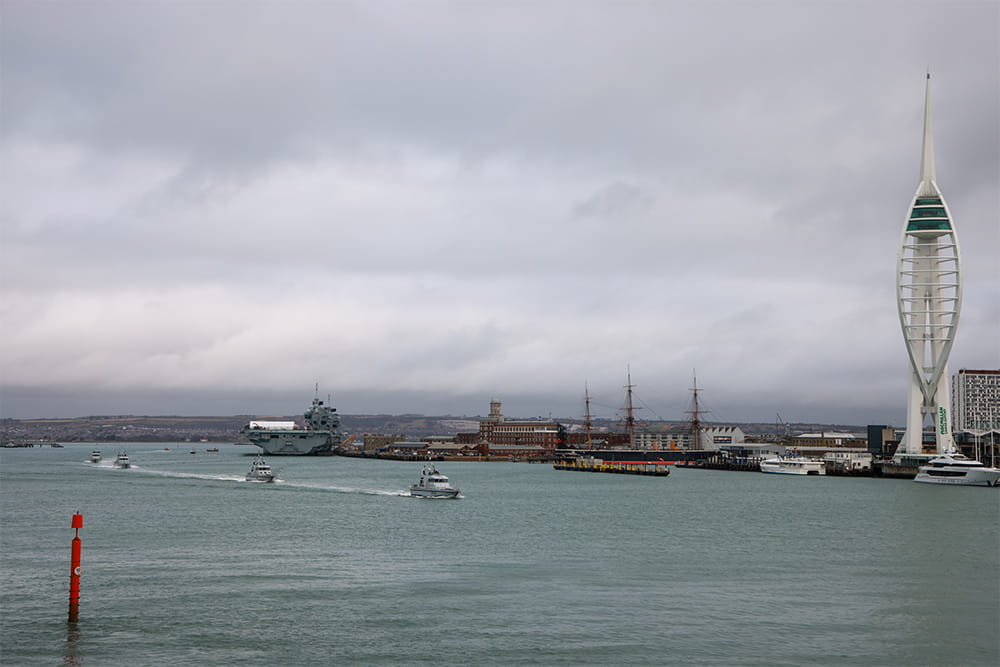 Context image of Portsmouth harbour
