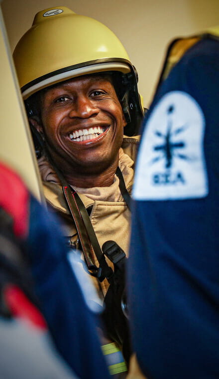 man smiling