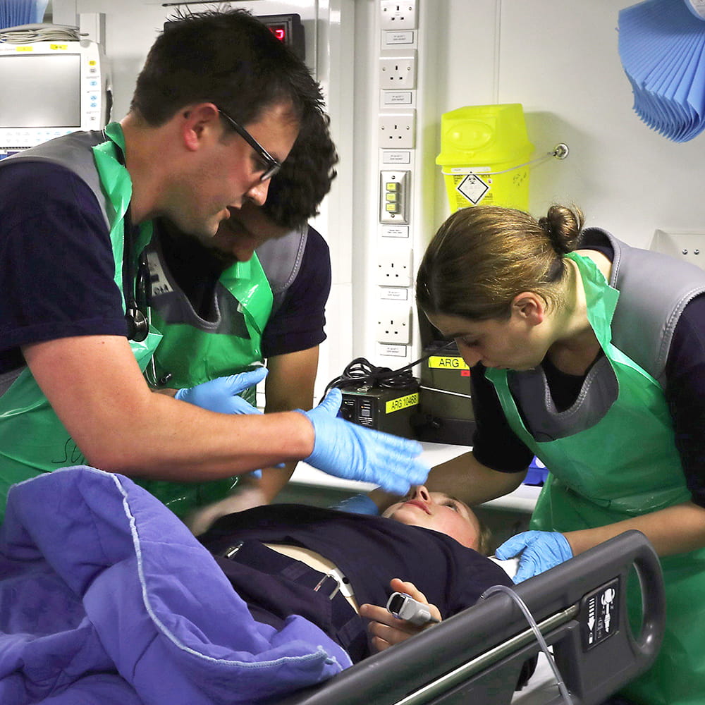 Surgeon Commander leading training exercises