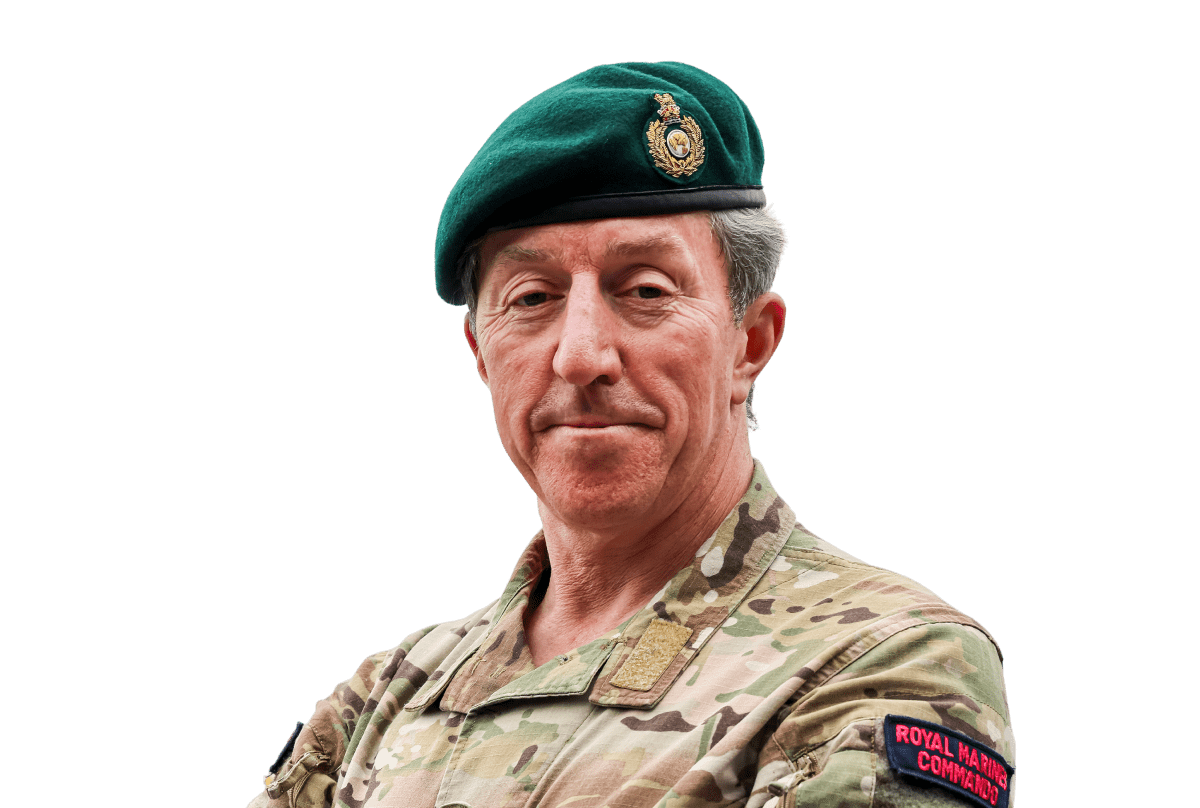 General Sir Gwyn Jenkins looking ahead