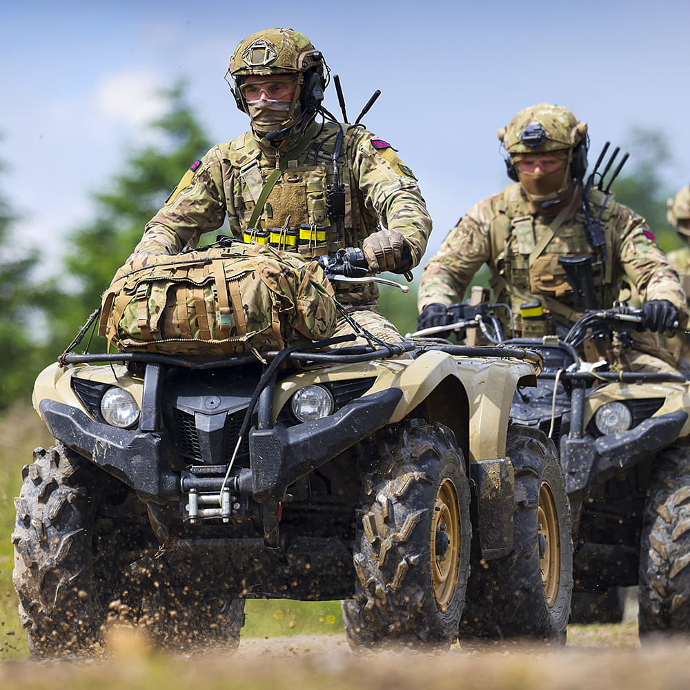 Royal Marines and Royal Navy partaking in experimental exercises
