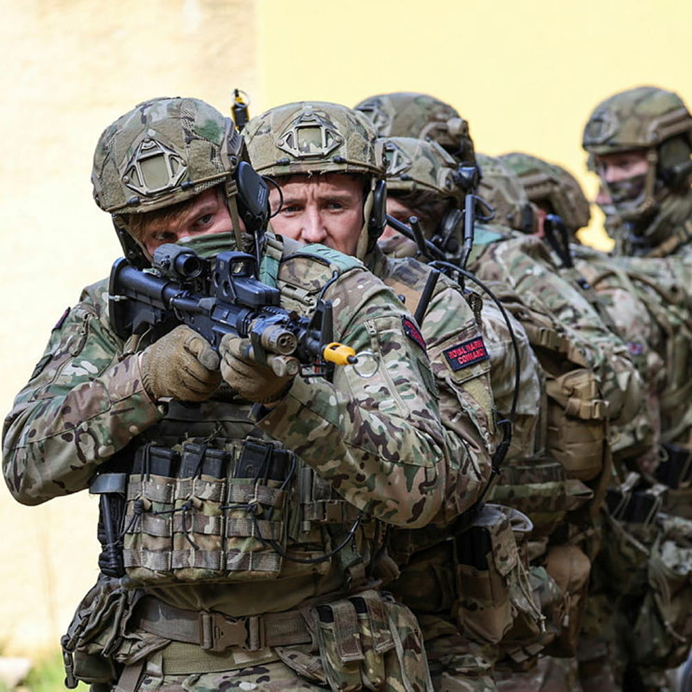 Royal-Navy-Organisation-Royal-Marines-03-Renowned.jpg Royal Marines and Army Commandos taking part in training
