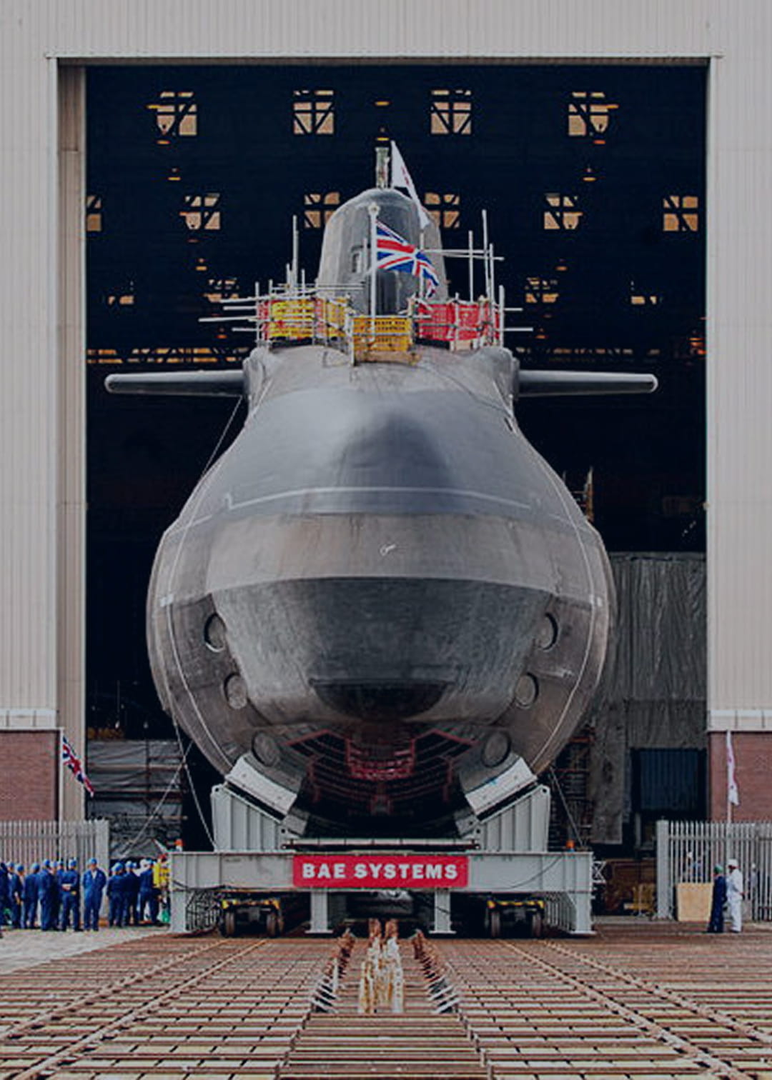 submarine at base