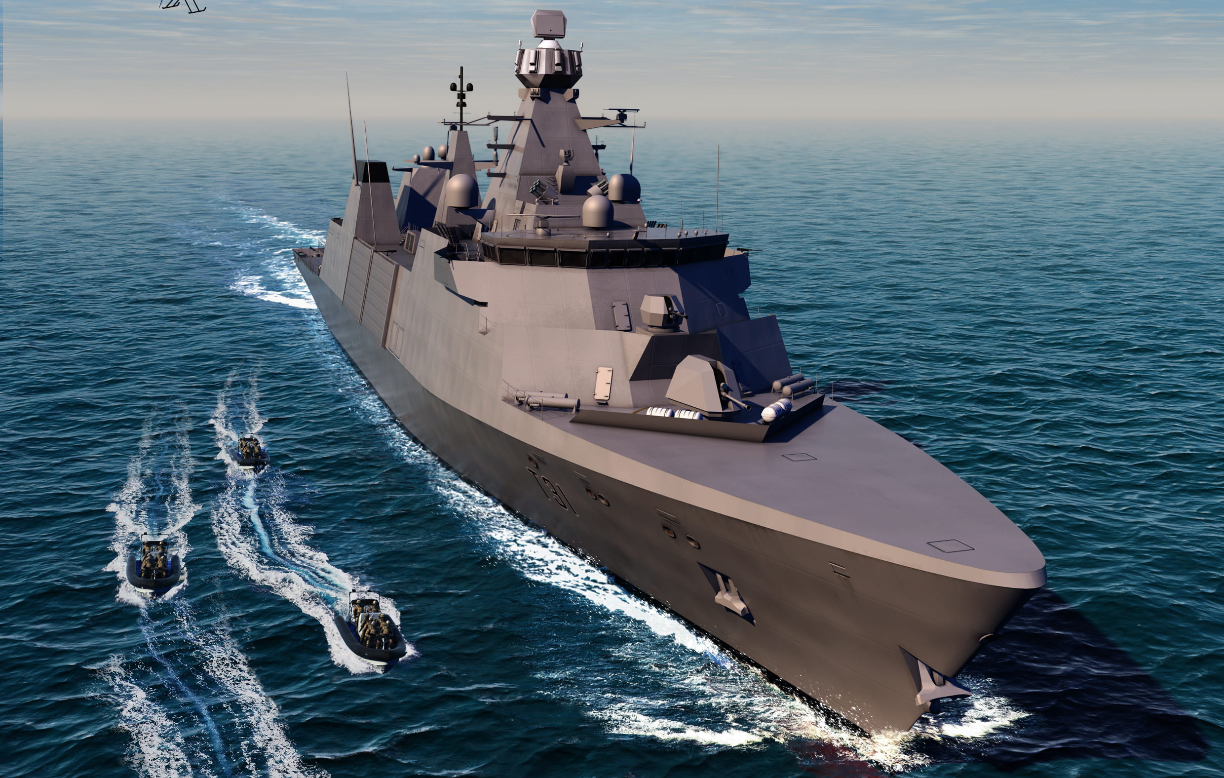 HMS Venturer artist illustration