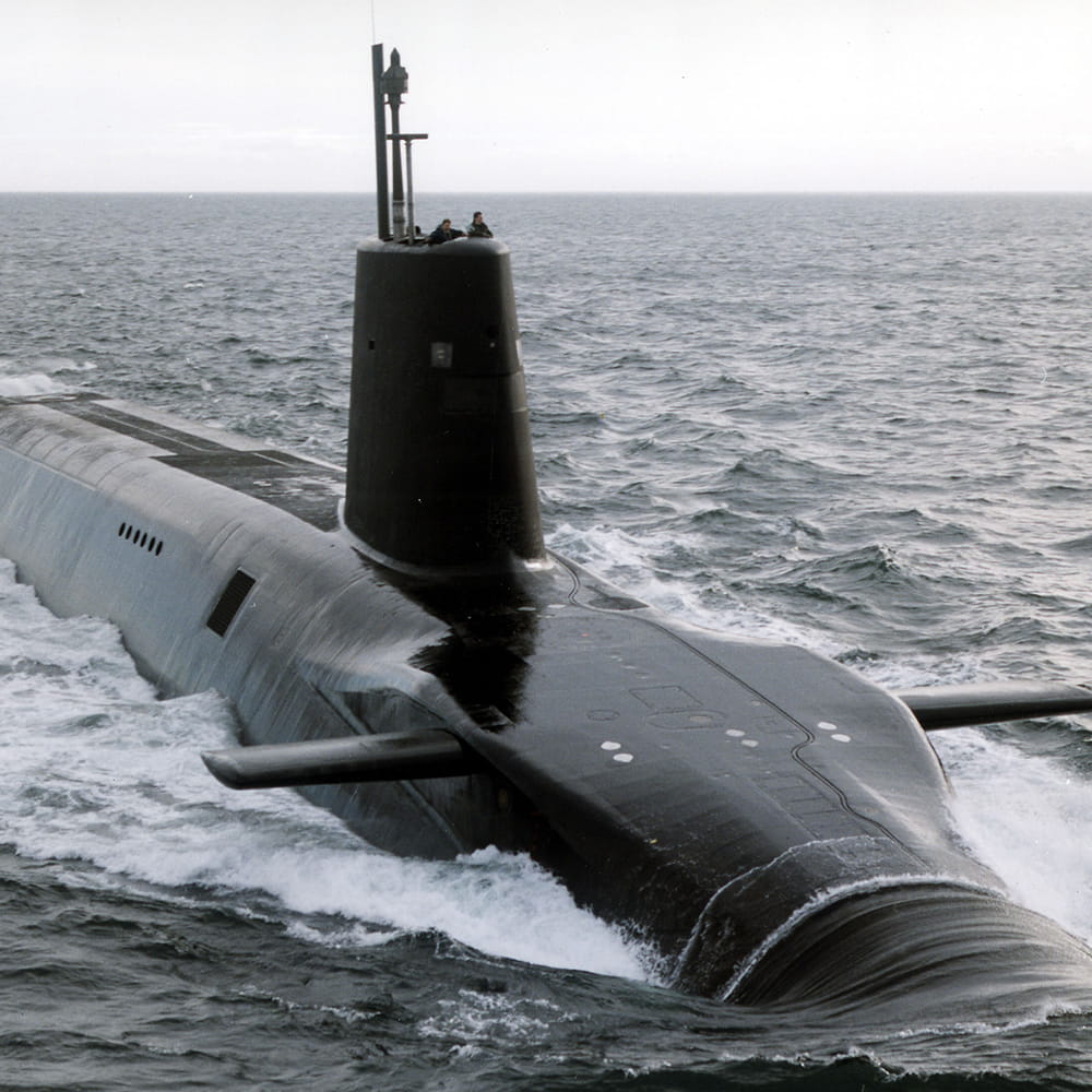 Royal-Navy-What-we-do-02-prevent.jpg The submarine HMS Vanguard surfaces